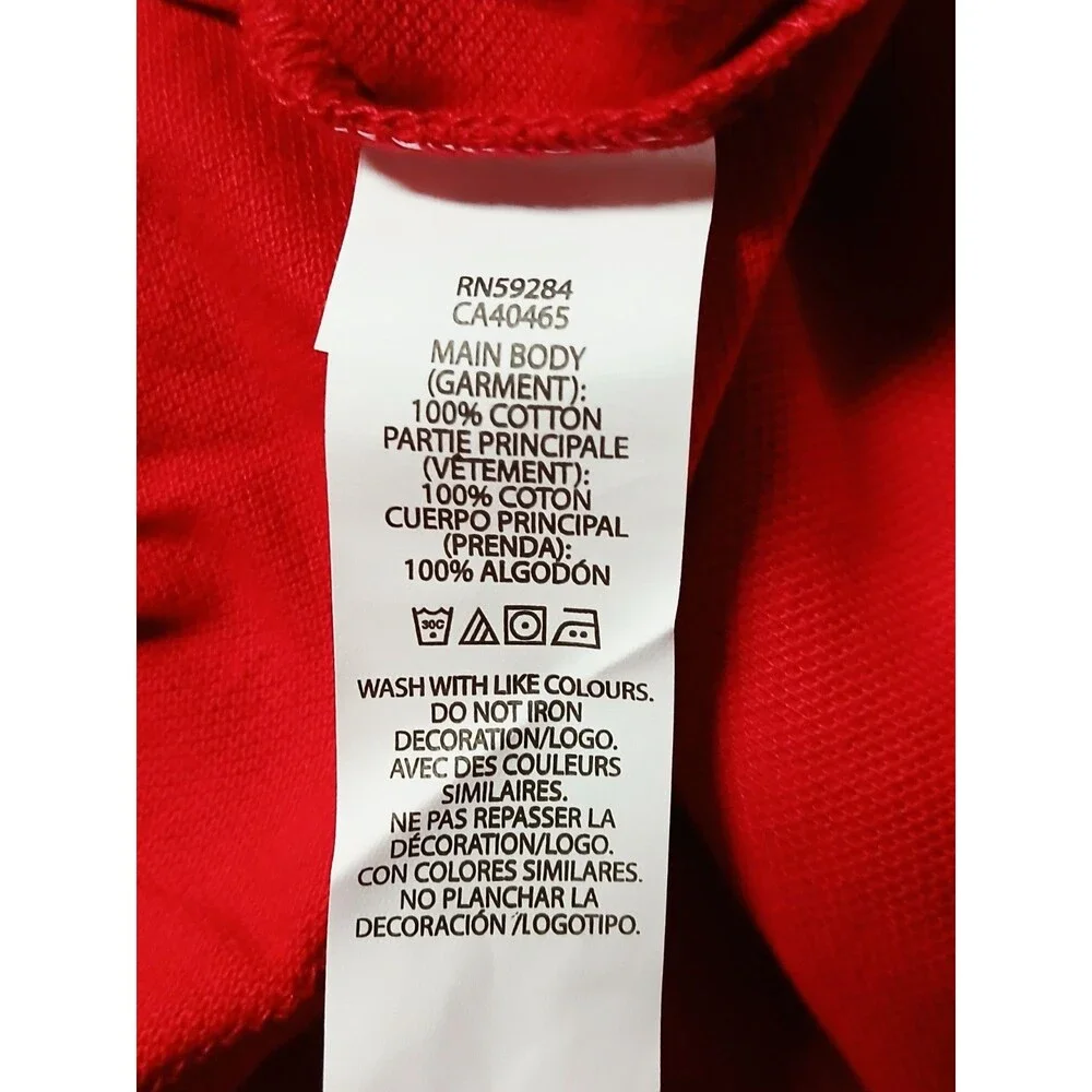 The Children's Place Boys Red Solid Short Sleeve Polo Shirt Cotton Knit XXL